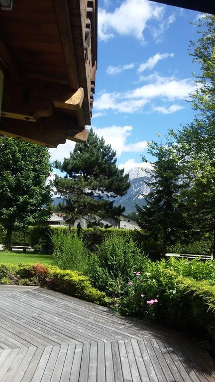 Pension Appartements Via Claudia Lermoos Luaran gambar
